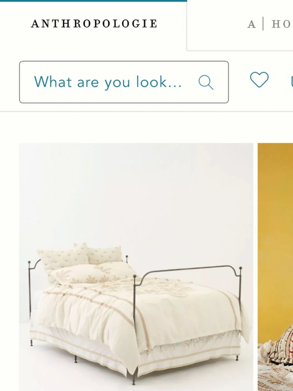 NWT Anthropologie Cabarita Cream Embroidered Linen/Cotton Queen Duvet